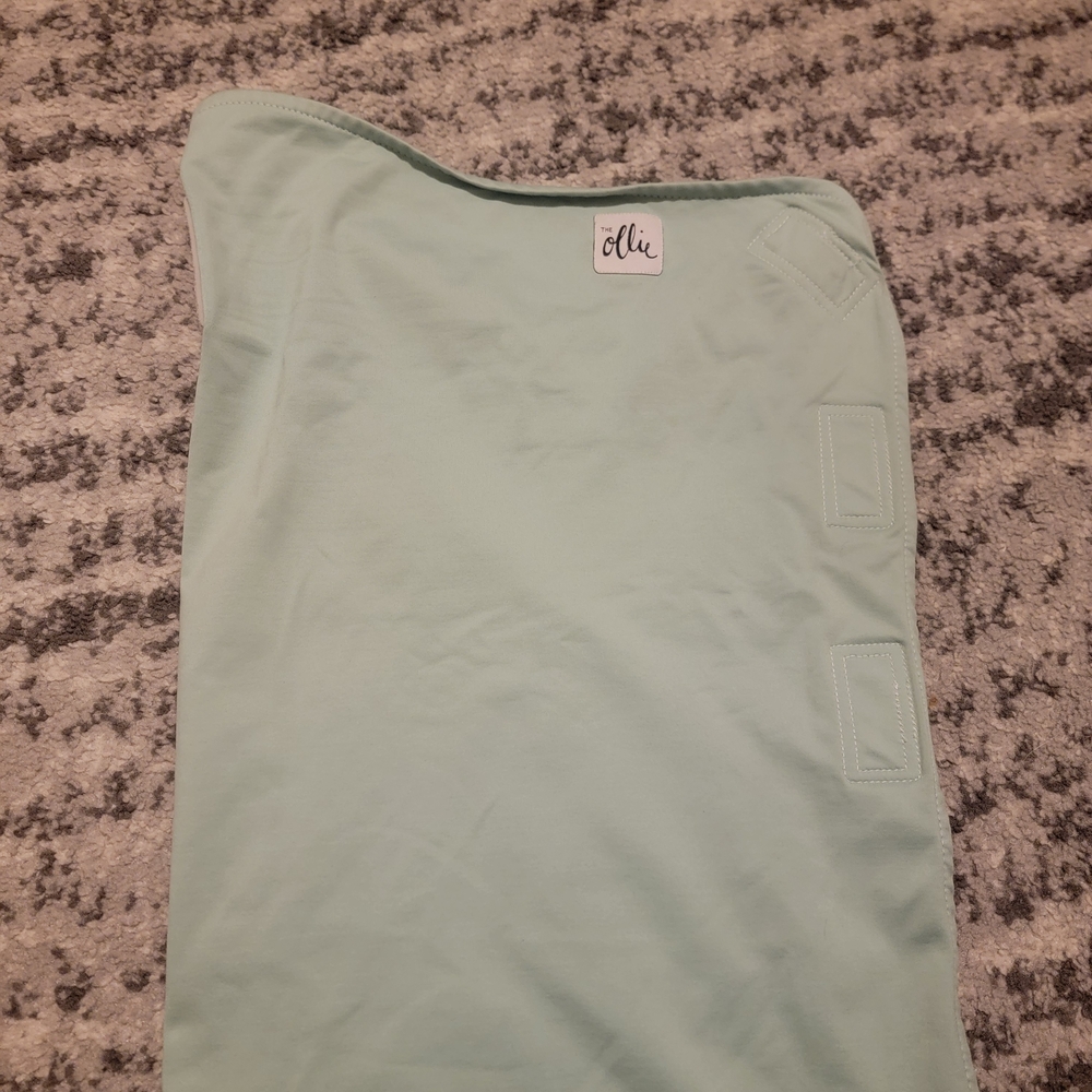 Olli Mint Green Baby Swaddle